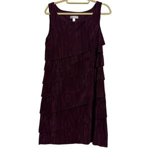 dressbarn Purple Layered Dress